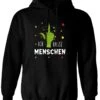 Hoodie - Grinch - Ich Hasse Menschen (Mittelfinger) -Geschenke Tassen Store bild hoodie grinch ich hasse menschen mittelfinger 467538