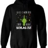 Hoodie - Grinch - La-Le-Lu Wenn Dich Einer Nervt Schlag Zu! (Mittelfinger)