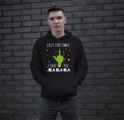 Hoodie - Grinch - Last Christmas I Gave You ... Bla Bla Bla (Mittelfinger) -Geschenke Tassen Store bild hoodie grinch last christmas i gave you bla bla bla mittelfinger 833479
