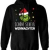 Hoodie - Grinch - Schöne Scheiß Weihnachten (Gesicht) -Geschenke Tassen Store bild hoodie grinch schone scheiss weihnachten gesicht 917613
