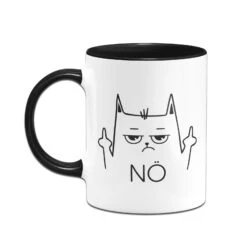 Katzen Tasse - NÖ (mit Mittelfinger) 10 Katzen Tasse - NÖ (mit Mittelfinger) -Geschenke Tassen Store bild katzen tasse no mit mittelfinger 459534