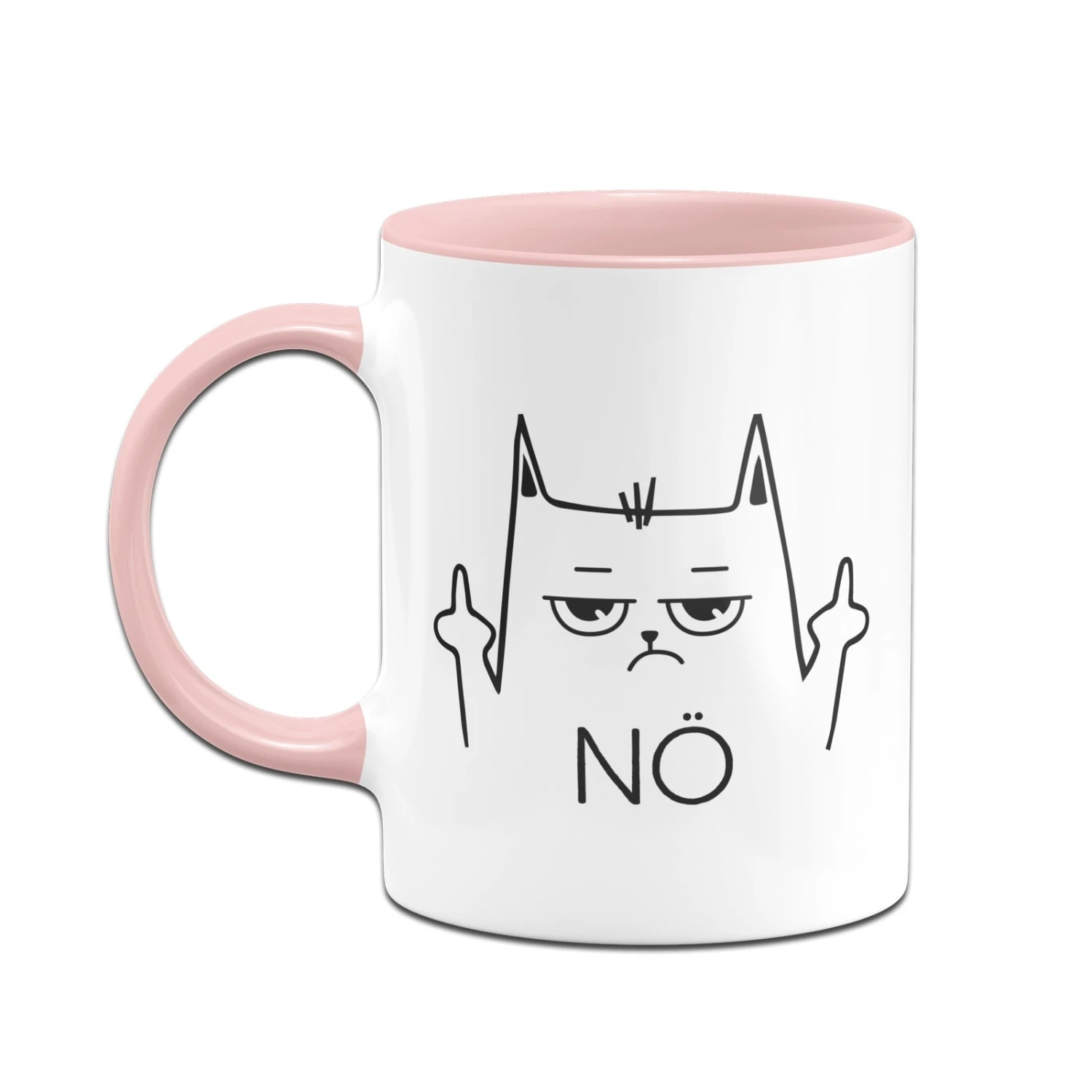 Katzen Tasse - NÖ (mit Mittelfinger) 7 Katzen Tasse - NÖ (mit Mittelfinger) – Bild 5