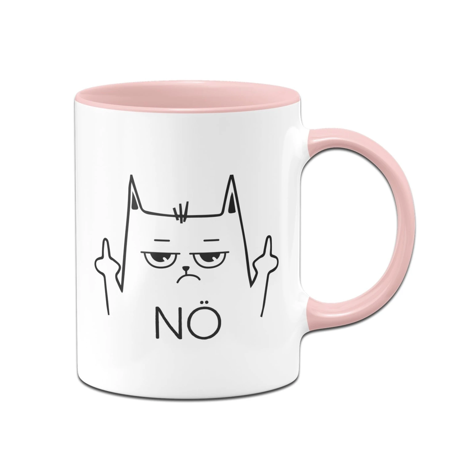 Katzen Tasse - NÖ (mit Mittelfinger) 8 Katzen Tasse - NÖ (mit Mittelfinger) – Bild 6