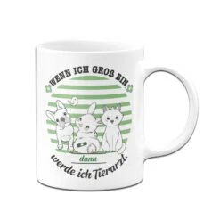 Kinder-Tasse - Wenn Ich Groß Bin, Dann Werde Ich Tierarzt. -Geschenke Tassen Store bild kinder tasse wenn ich gross bin werde ich tierarzt 681151