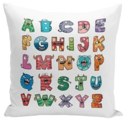 Kissen - Alphabet (Monster)