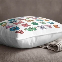 Kissen - Alphabet (Monster) -Geschenke Tassen Store bild kissen alphabet monster 348108