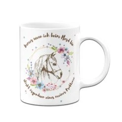 Tasse - Immer Wenn Ich Beim Pferd Bin Stirbt Irgendwo Eines Meiner Probleme -Geschenke Tassen Store bild pferde tasse mit spruch immer wenn beim pferd bin stirbt ein problem 3 613584