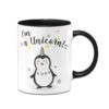 Pinguin Tasse - I´m A Unicorn