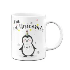 Pinguin Tasse - I´m A Unicorn -Geschenke Tassen Store bild pinguin tasse lustig unicorn 4 207550