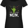 T-Shirt Damen - Grinch - Bevor Du Fragst NEIN. (Mittelfinger) -Geschenke Tassen Store bild t shirt damen grinch bevor du fragst nein mittelfinger 597983