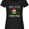 T-Shirt Damen - Grinch - Merry Fucking Christmas (Gesicht) 2 T-Shirt Damen - Grinch - Merry Fucking Christmas (Gesicht) -Geschenke Tassen Store bild t shirt damen grinch merry fucking christmas gesicht 899641