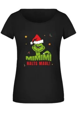 T-Shirt Damen - Grinch - Mimimi Halts Maul!