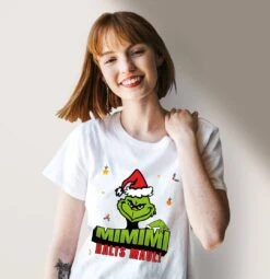 T-Shirt Damen - Grinch - Mimimi Halts Maul! -Geschenke Tassen Store bild t shirt damen grinch mimimi halts maul 361484