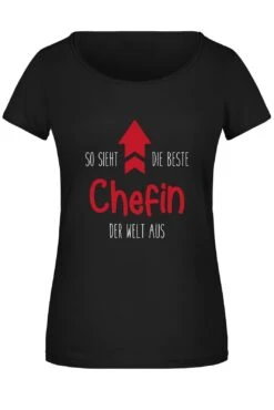 T-Shirt Damen - So Sieht Die Beste Chefin Der Welt Aus