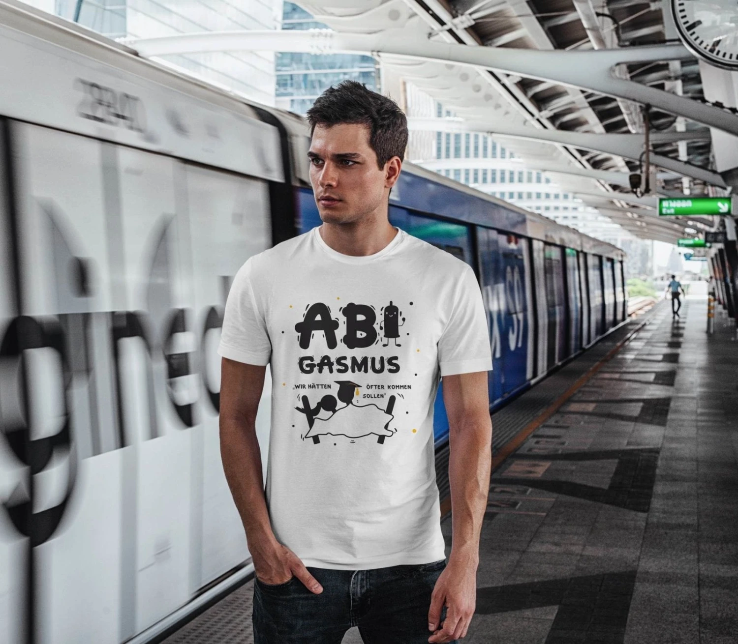T-Shirt Herren - ABIgasmus - Wir Hätten öfter Kommen Sollen 8 T-Shirt Herren - ABIgasmus - Wir Hätten öfter Kommen Sollen – Bild 6