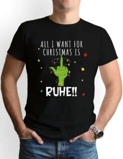 T-Shirt Herren - Grinch - All I Want For Christmas Is Ruhe! (Mittelfinger) 10 T-Shirt Herren - Grinch - All I Want For Christmas Is Ruhe! (Mittelfinger) -Geschenke Tassen Store bild t shirt herren grinch all i want for christmas is ruhe mittelfinger 212726
