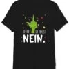 T-Shirt Herren - Grinch - Bevor Du Fragst NEIN. (Mittelfinger) -Geschenke Tassen Store bild t shirt herren grinch bevor du fragst nein mittelfinger 789837