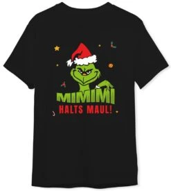 T-Shirt Herren - Grinch - Mimimi Halts Maul!