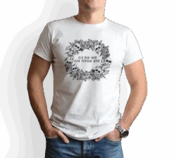 T-Shirt Herren - Ich Bin Nur Zum Pöbeln Hier - Skull Statement -Geschenke Tassen Store bild t shirt herren ich bin nur zum pobeln hier skull statement