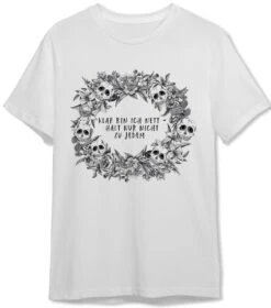 T-Shirt Herren - Klar Bin Ich Nett - Halt Nur Nicht Zu Jedem - Skull Statement -Geschenke Tassen Store bild t shirt herren klar bin ich nett halt nur nicht zu jedem skull statement 619850