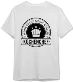 T-Shirt Herren - Küchenchef - Meine Küche Meine Regeln -Geschenke Tassen Store bild t shirt herren kuchenchef meine kuche meine regeln 549259