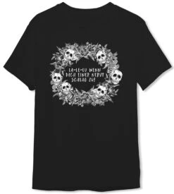 T-Shirt Herren - La-Le-Lu Wenn Dich Einer Nervt Schlag Zu! - Skull Statement
