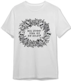T-Shirt Herren - Was Stimmt Denn Mit Dir Nicht? - Skull Statement -Geschenke Tassen Store bild t shirt herren was stimmt denn mit dir nicht skull statement 507788