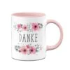 Tasse - Danke - Blumig 1 Tasse - Danke - Blumig -Geschenke Tassen Store bild tasse Danke04 917386