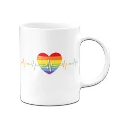 Tasse - LGBT Pride Herzschlag -Geschenke Tassen Store bild tasse LGBT Herzschlag011qjoC4few3PR3 141443