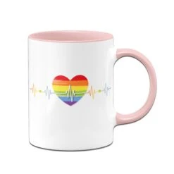 Tasse - LGBT Pride Herzschlag -Geschenke Tassen Store bild tasse LGBT Herzschlag02 797922