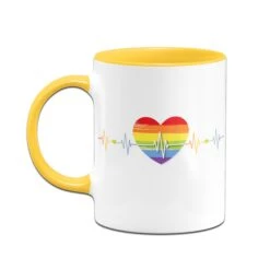 Tasse - LGBT Pride Herzschlag -Geschenke Tassen Store bild tasse LGBT Herzschlag03 431000