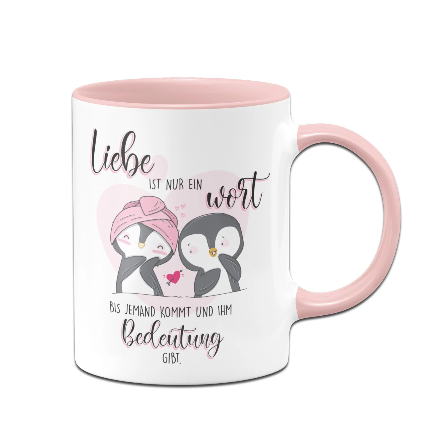 Pinguin Tasse - Liebe Ist Nur Wort 5 Pinguin Tasse - Liebe Ist Nur Wort – Bild 3