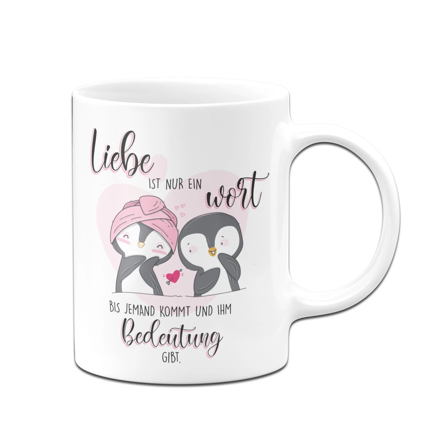 Pinguin Tasse - Liebe Ist Nur Wort 6 Pinguin Tasse - Liebe Ist Nur Wort – Bild 4