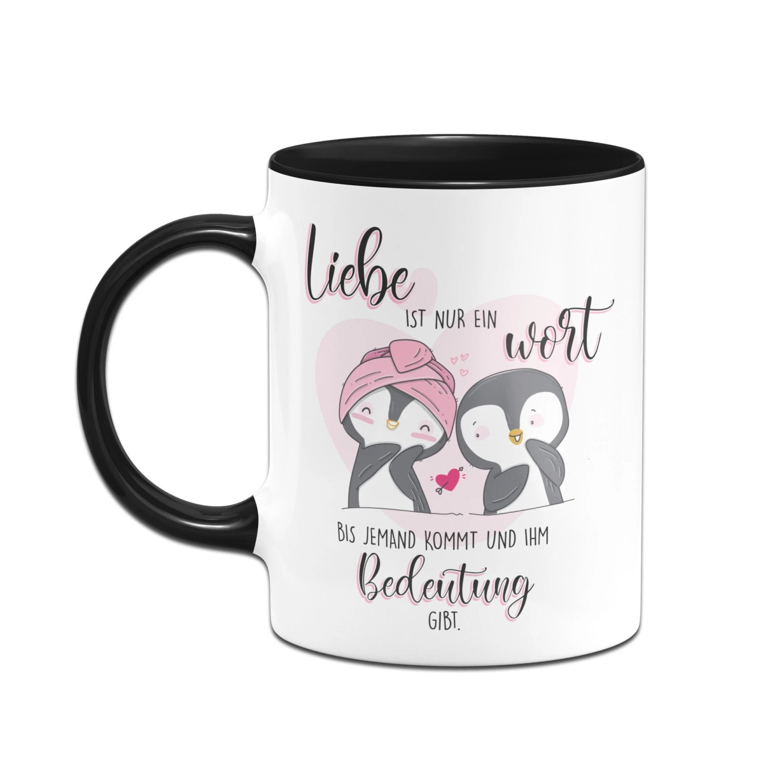Pinguin Tasse - Liebe Ist Nur Wort 4 Pinguin Tasse - Liebe Ist Nur Wort – Bild 2