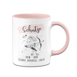 Tasse - Sternzeichen In Rosa -Geschenke Tassen Store bild tasse Sternzeichen04 893398