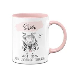 Tasse - Sternzeichen In Rosa -Geschenke Tassen Store bild tasse Sternzeichen06 550567