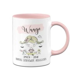 Tasse - Sternzeichen In Rosa -Geschenke Tassen Store bild tasse Sternzeichen07 808687