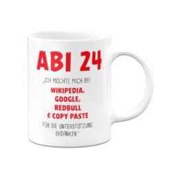 Tasse - Abi Ich Möchte Mich Bedanken -Geschenke Tassen Store bild tasse abi ich mochte mich bedanken 842986