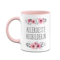 Tasse - Allerbeste Ausbilderin - Blumig -Geschenke Tassen Store bild tasse allerbeste ausbilderin blumig 2 178562