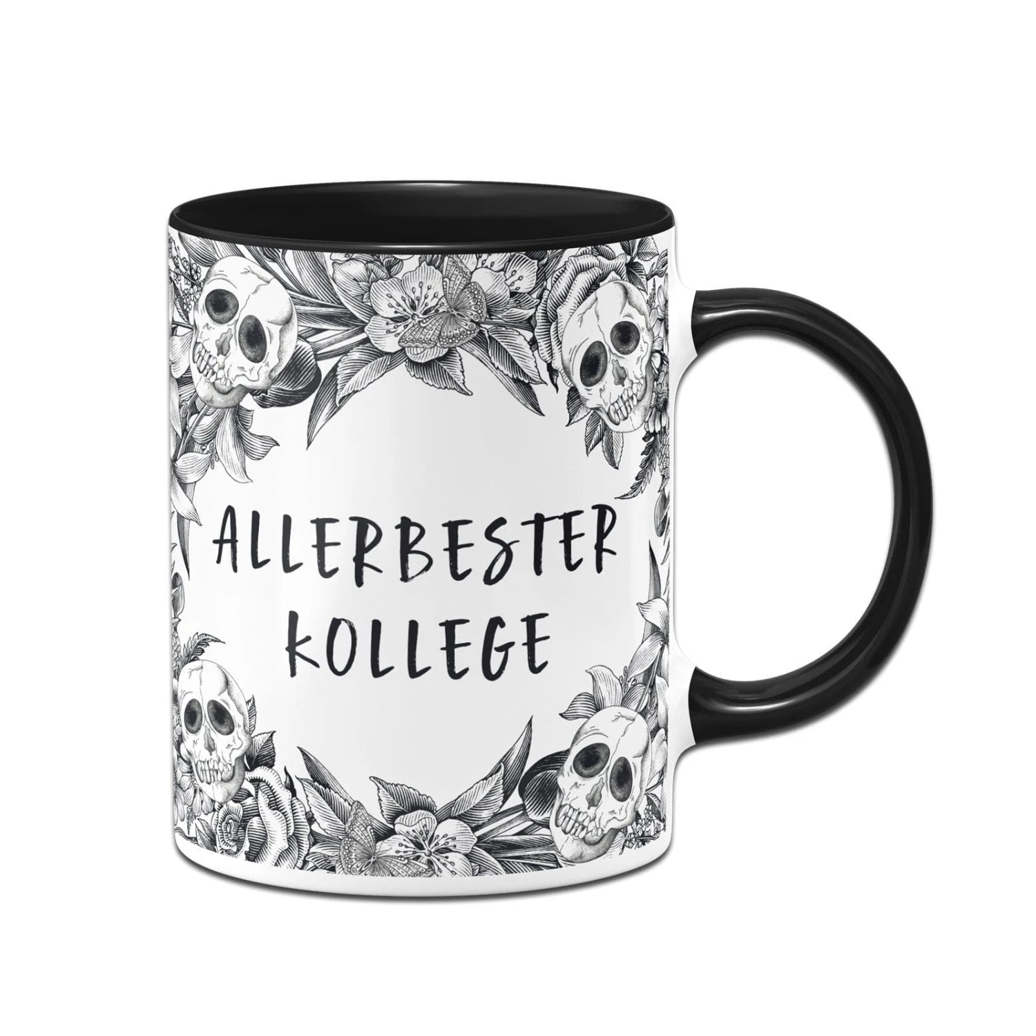 Tasse - Allerbester Kollege - Skull Statement 3 Tasse - Allerbester Kollege - Skull Statement