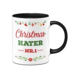 Tasse - Christmas Hater Nr 1 -Geschenke Tassen Store bild tasse anti weihnachten christmas hater 2 726565