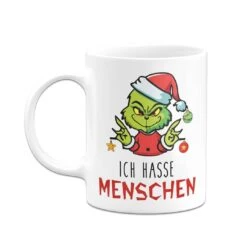 Tasse - Baby Grinch - Ich Hasse Menschen 18 Tasse - Baby Grinch - Ich Hasse Menschen -Geschenke Tassen Store bild tasse baby grinch ich hasse menschen 443459