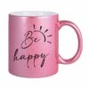 Tasse - Be Happy - Metallictasse -Geschenke Tassen Store bild tasse be happy metallictasse 354955