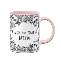 Tasse - Bevor Du Fragst Nein - Skull Statement 13 Tasse - Bevor Du Fragst Nein - Skull Statement -Geschenke Tassen Store bild tasse bevor du fragst nein skull statement 174340