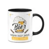 Tasse - Bier Wäre Mir Jetzt Auch Lieber -Geschenke Tassen Store bild tasse bier ware mir jetzt auch lieber 772962