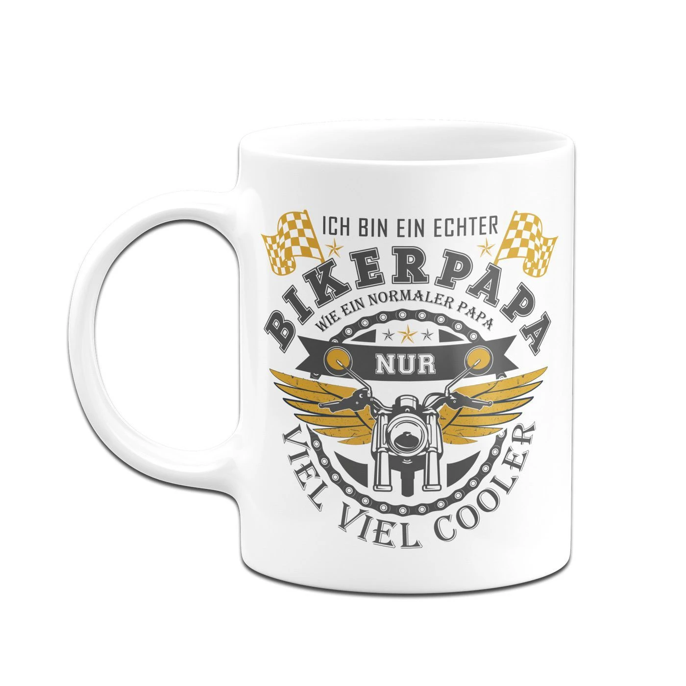 Motorrad Tasse - Ich Bin Ein Echter Biker Papa 6 Motorrad Tasse - Ich Bin Ein Echter Biker Papa – Bild 4