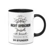 Tasse - Bitte Nicht Sprechen Ich Brauche Morgens Meine 24 Stunden -Geschenke Tassen Store bild tasse bitte nicht ansprechen brauch morgens meine 24 stunden 3 680383