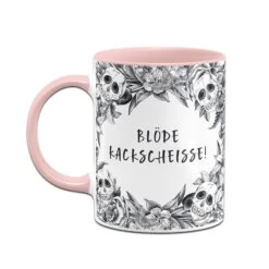 Tasse - Blöde Kackscheisse! - Skull Statement -Geschenke Tassen Store bild tasse blode kackscheisse skull statement 294663