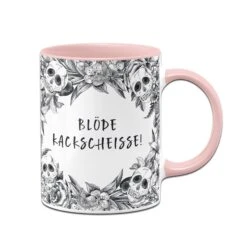 Tasse - Blöde Kackscheisse! - Skull Statement -Geschenke Tassen Store bild tasse blode kackscheisse skull statement 665229