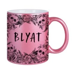 Tasse - Blyat - Skull Statement Metallic-Edition